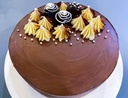 Chocolate Ganache Minimalist Cake