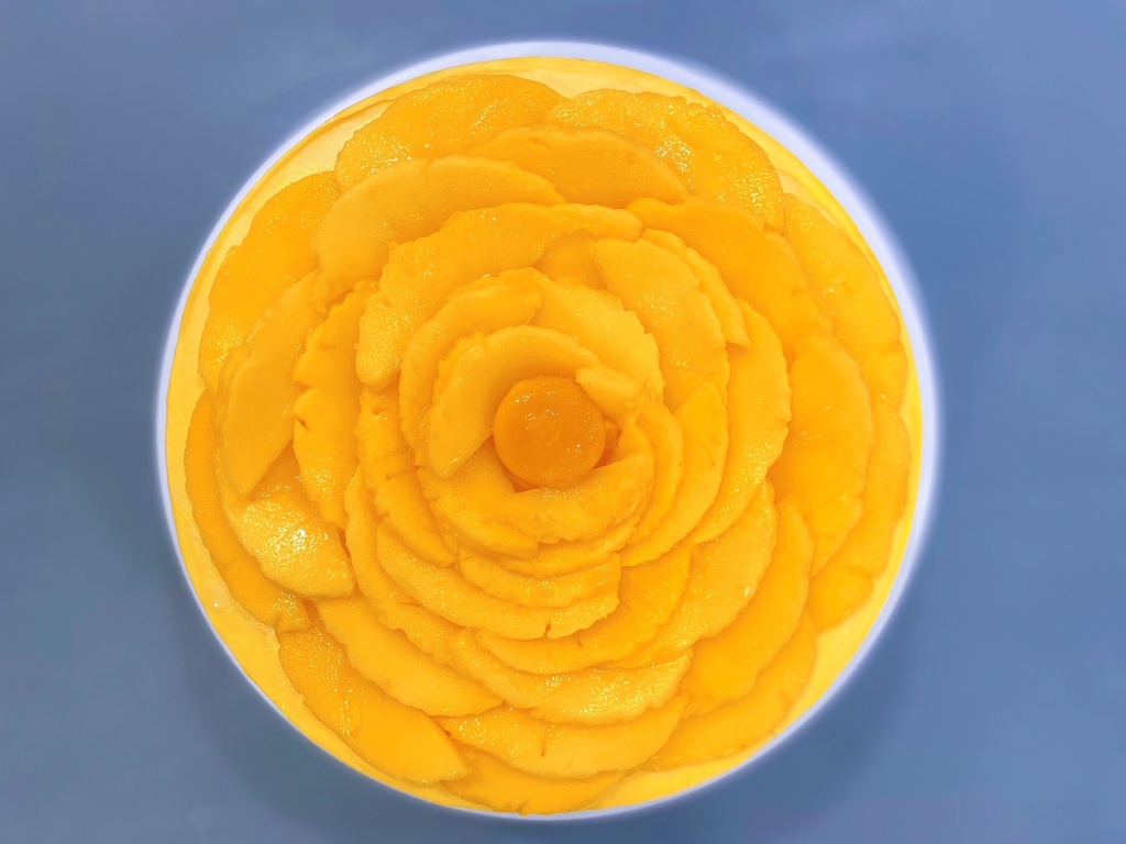 Mango-Vanilla Ganache Moist Cake