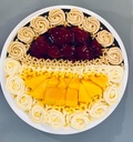 Mango-Strawberry Duo Ganache Chocolate Moist Cake