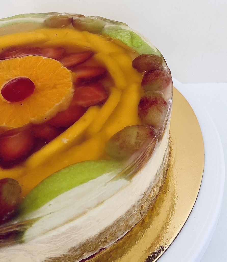 Christmas Glass Fruit Festive New York-Style Cheesecake