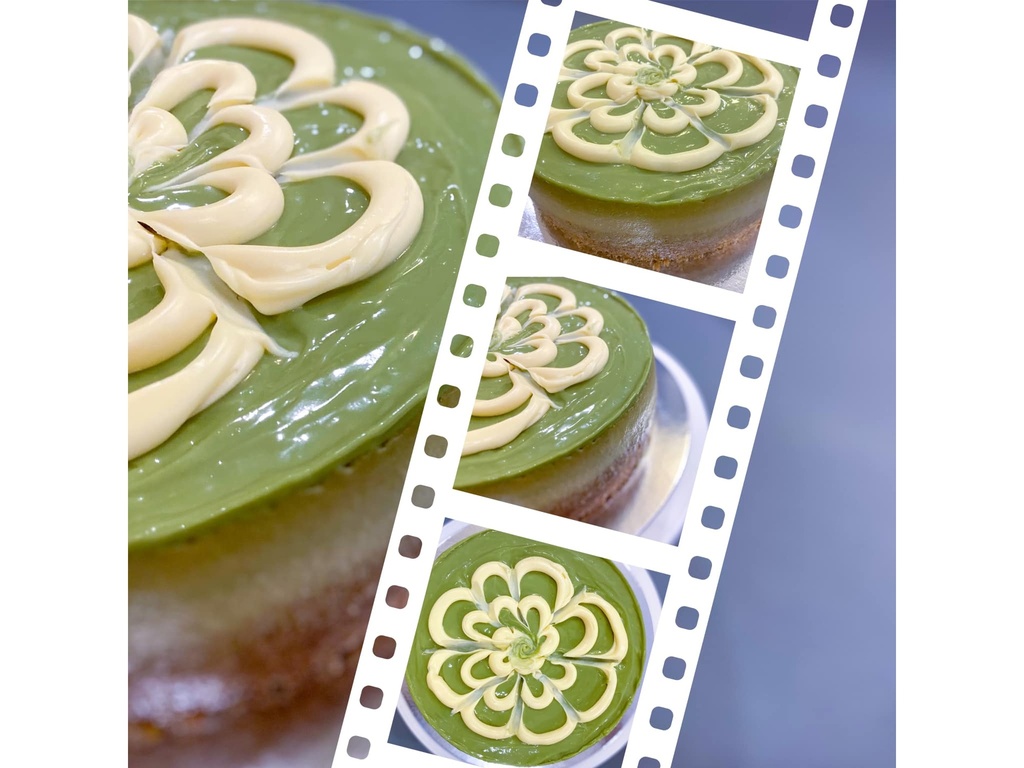 Matcha-Avocado New York-Style Cheesecake