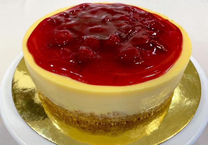 Strawberry New York-Style Cheesecake
