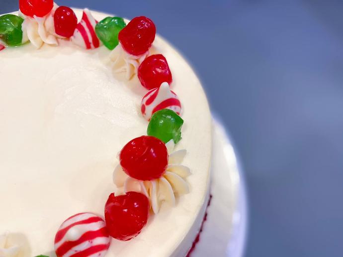 Red Velvet Peppermint Moist Cake