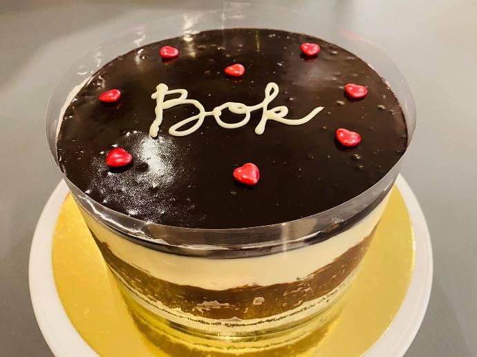 Triple Chocolate Mousse Cake