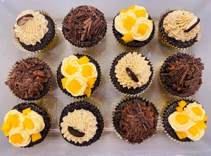 Assorted Ganache-frosted Moist Cupcakes 1.0