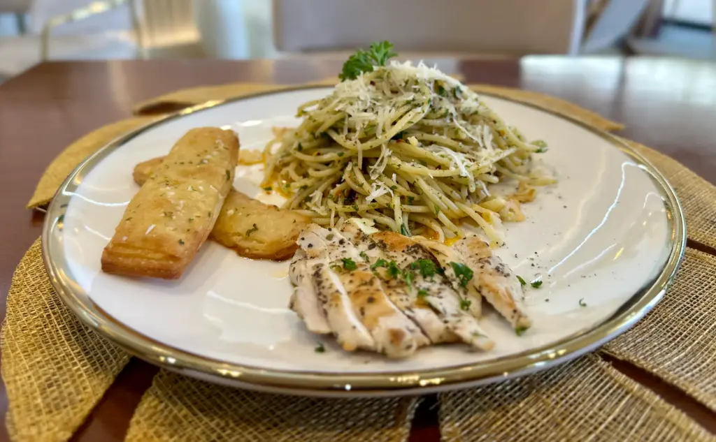 Italian Chicken Aglio Olio