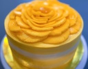 Mango-Vanilla Ganache Moist Cake