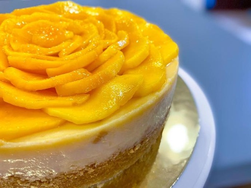 Mango New York Style Cheesecake