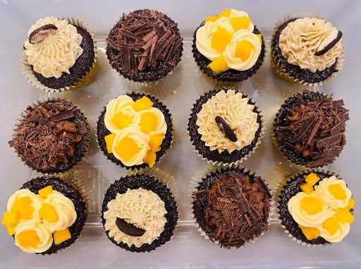 Assorted Ganache-frosted Moist Cupcakes 1.0