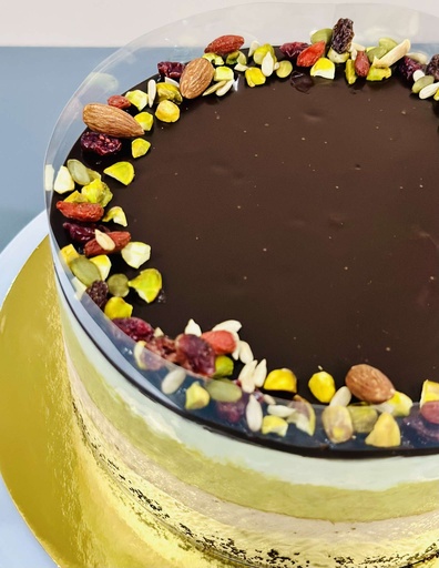 Pistachio Triple Chocolate Mousse